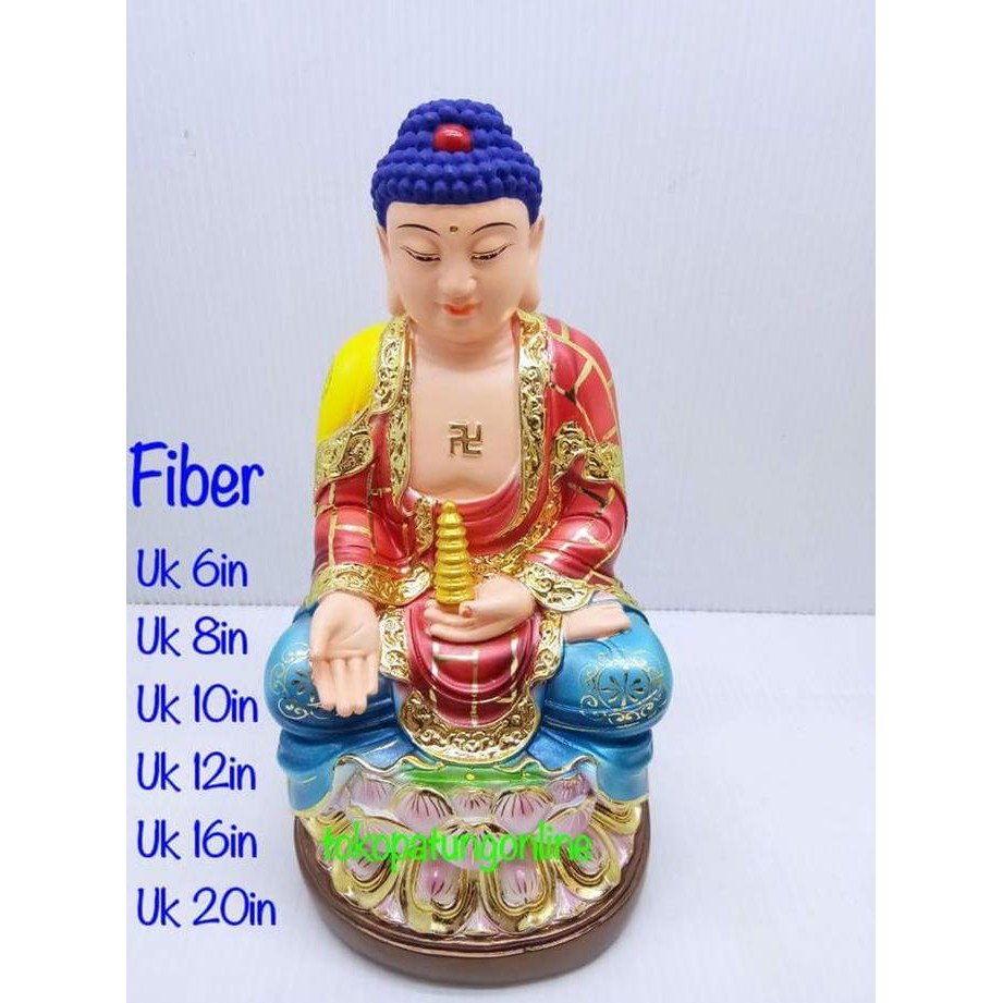 

Ready Patung Buddha Yao Shi Fo Fiber 8in New