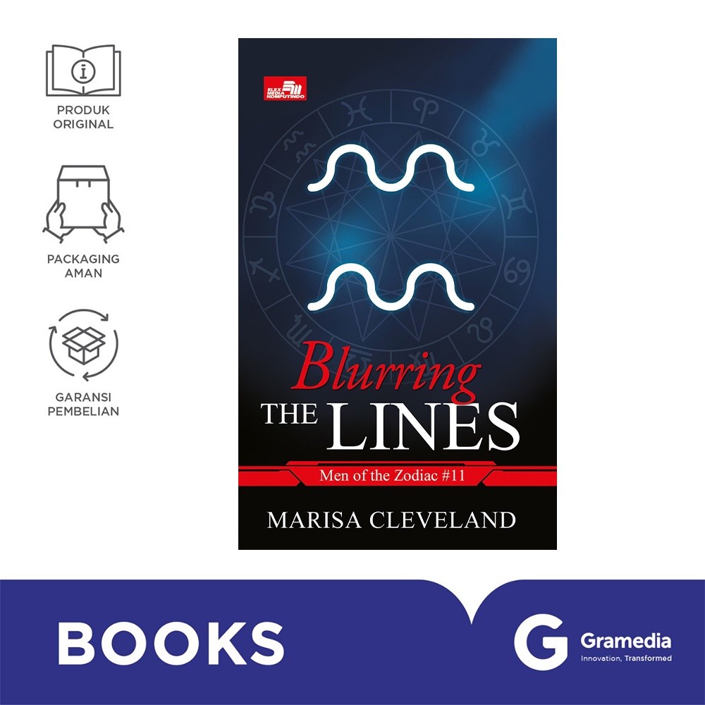 CR: Blurring the Lines (Men of the Zodiac #11) (Marisa Cleveland