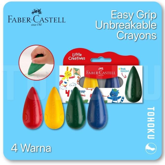 

Sale Faber-Castell - Easy Grasp Bulb Crayons Genggam Jumbo Bayi Anti Patah