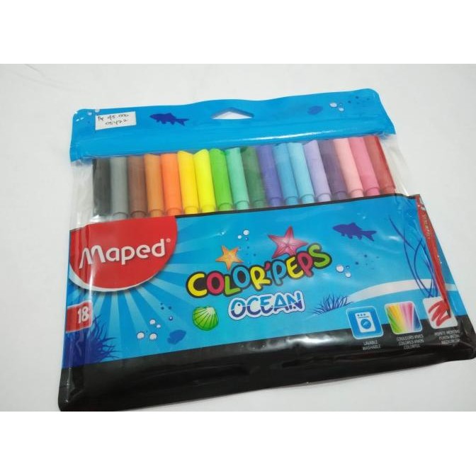 

Sale Spidol Color'Peps Ocean / Spidol Warna Maped 18 Warna