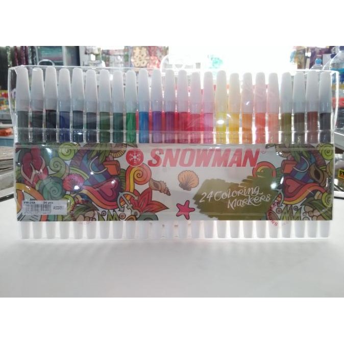 

Sale Spidol Kecil Snowman 24 Warna