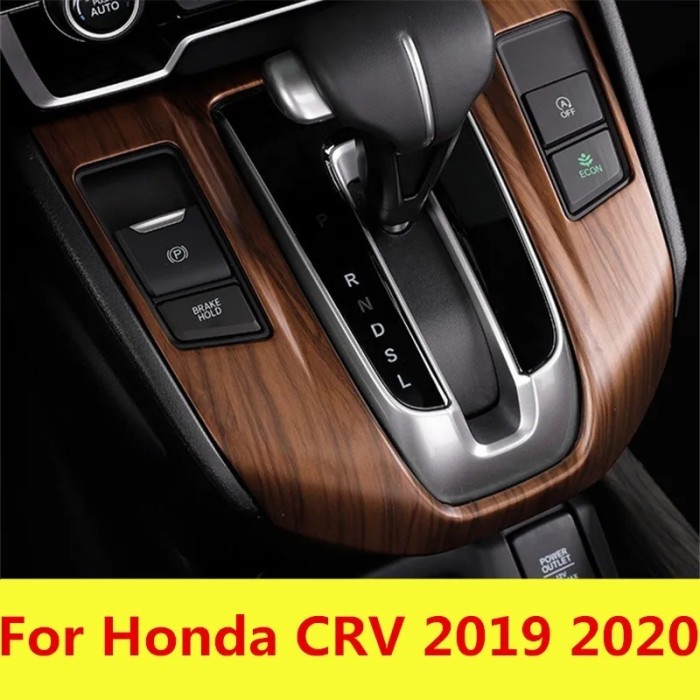 Cover Gear Panel Wood Honda Crv Turbo 2017 - Up
