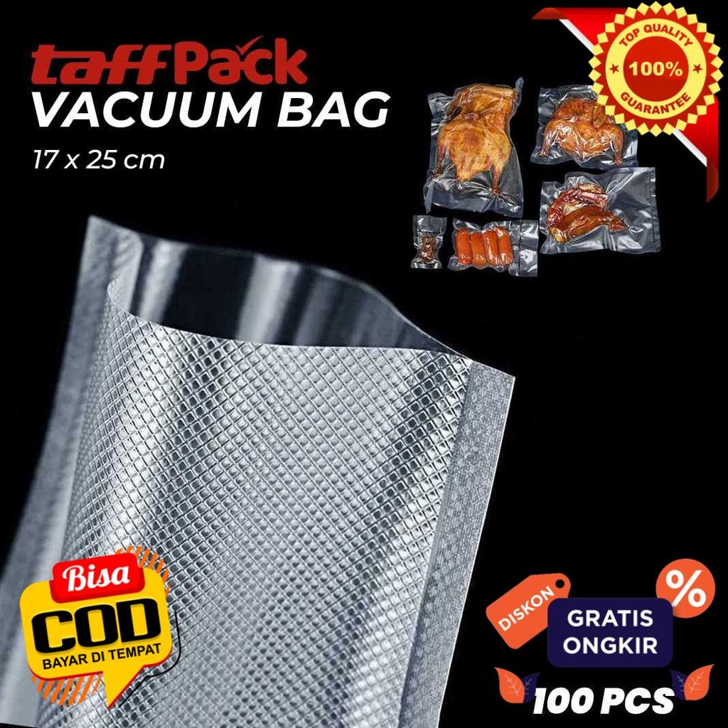 

Promo TaffPACK Kantong Plastik Vacuum Sealer Storage Bag 100 PCS - HK-08 Hari Ini saja