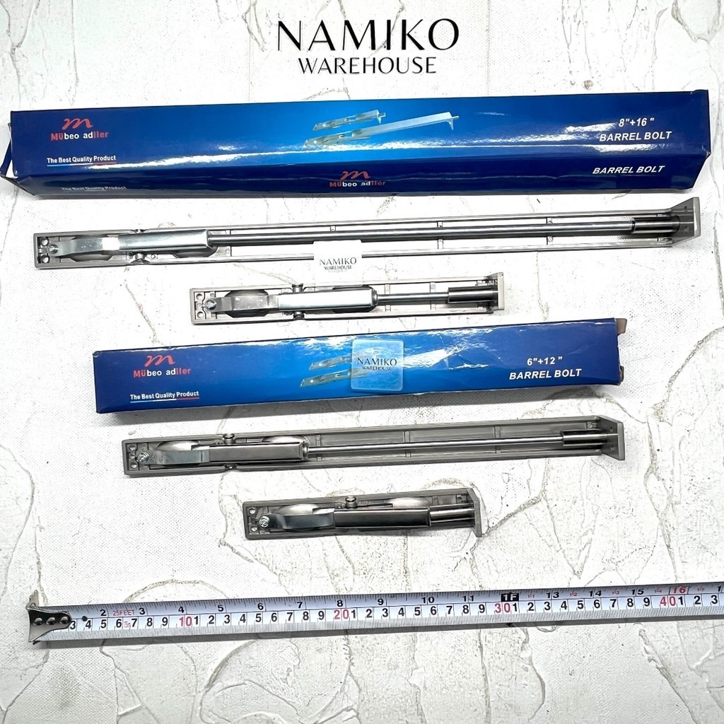 MULLER Grendel Slot Pintu Tanam 12 16 inch