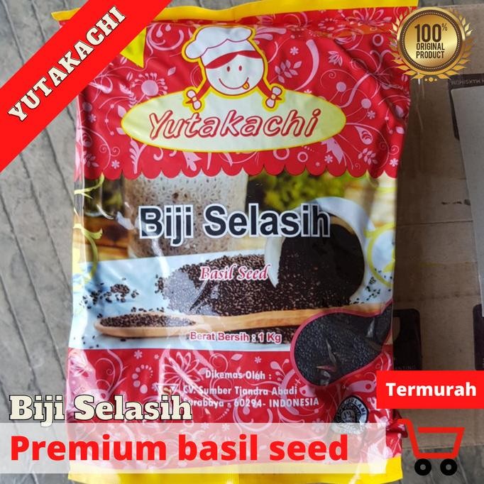 

Basil Seed / Biji Selasih Import per 1 Kg Premium Yutakachi GGS