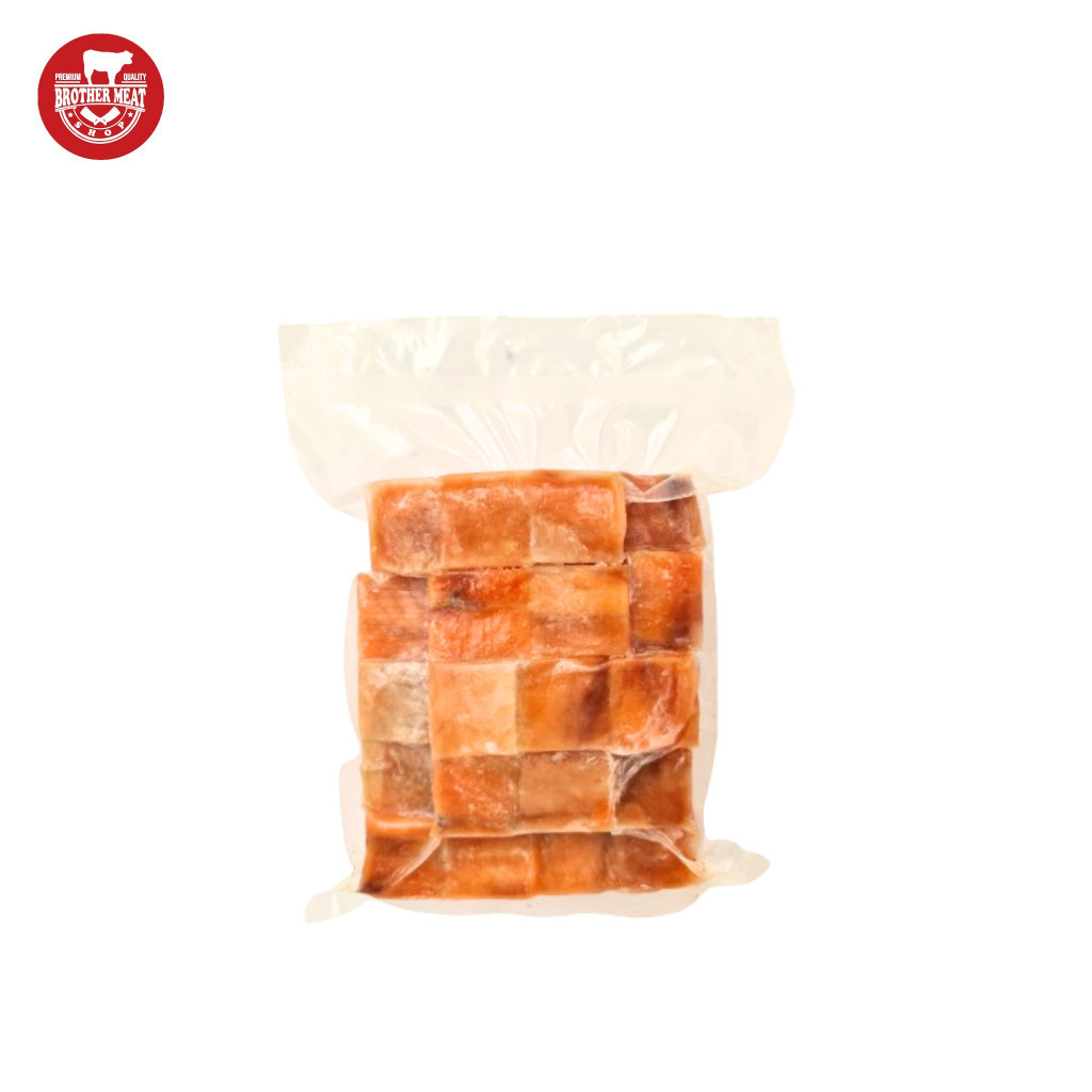 

Salmon Cubes / Saikoro Frozen 500gr - Brothermeatshop