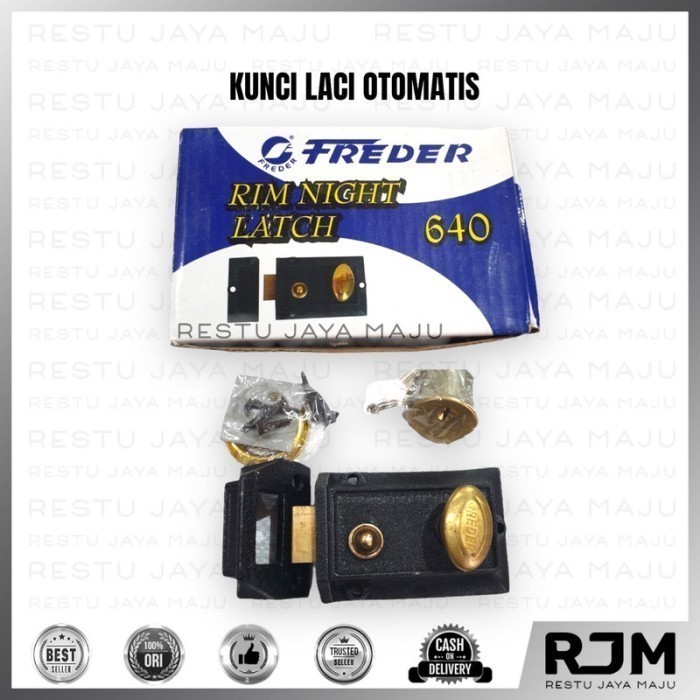 FREDER Kunci Laci Otomatis 640 laci Pintu Grendel Rim Lock