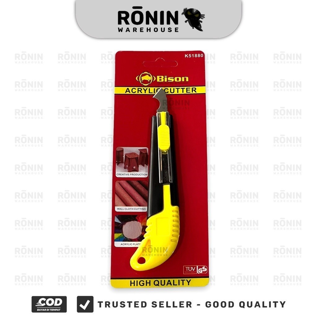 

BISON Acrylic Cutter Pisau Akrilik Mika Plastik HPL Plastic