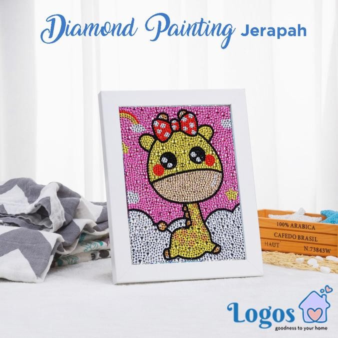 

Terbaru 5D Diamond Painting GIRAFFE Jerapah DIY kids craft lukisan kristal kid