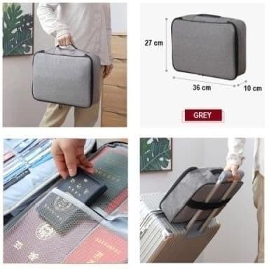 

Terbaru Travel Document Bag 3 Digit Password / Tas Dokumen Anti Air/serbaguna