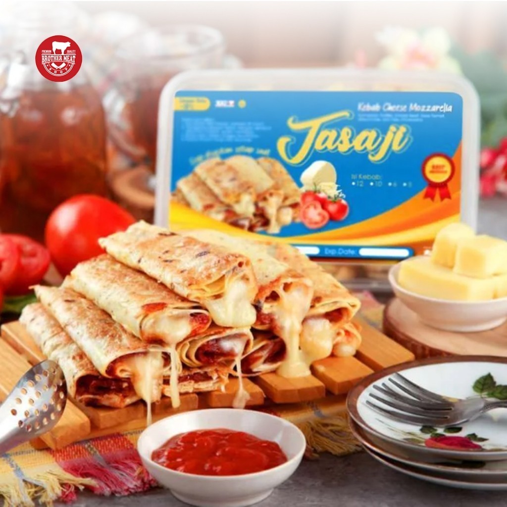 

Ay00! Tasaji Food Kebab Mini Keju Mozzarella isi 10pcs Frozen, Halal