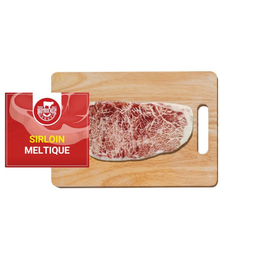 

Sirloin Meltique Steak 1kg, Daging Has Luar - Brothermeatshop