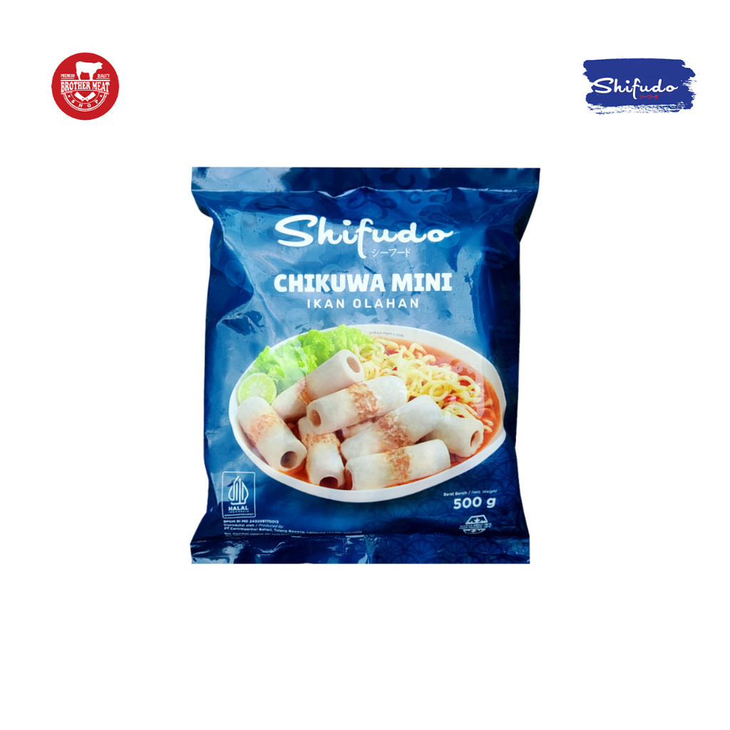 

SHIFUDO Chikuwa Mini 500gr, Olahan Seafood Halal