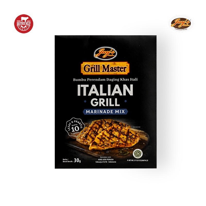 

Jay's Kitchen Grill Master Marinade Mix Italian Grill, Halal