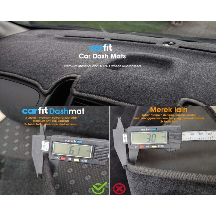 Terbaru Carfit Dashmat Chevrolet Aveo Dashboard Cover Karpet Dasbor 2013-2021