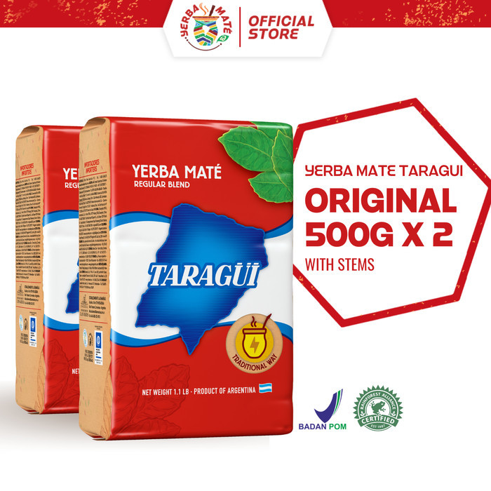 

Termurah Taragui Yerba Mate Original With Stems 1 Kg Teh Botanikal Argentina