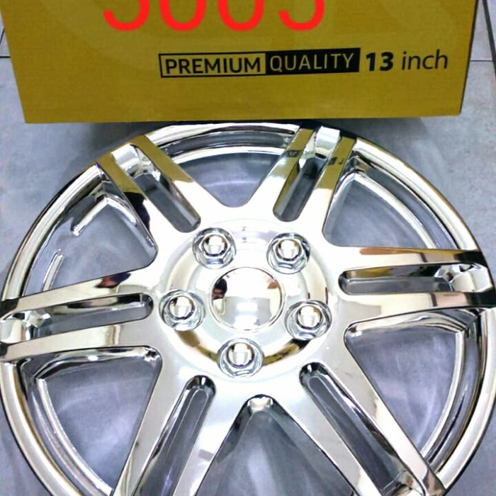 Dop Roda Mobil Chrome Ring 12-13-14