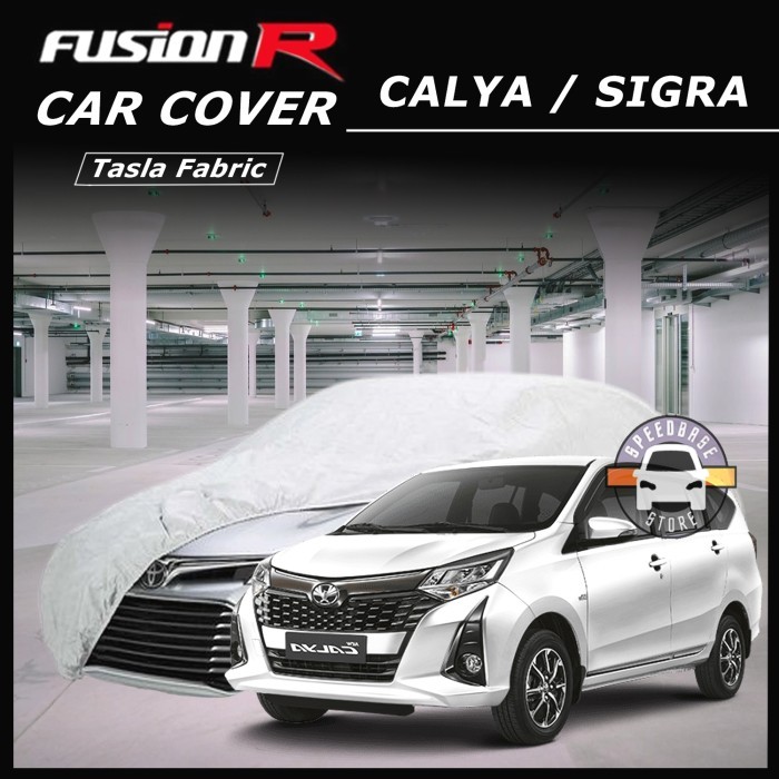 Cover Mobil Calya Sigra Fusion R Selimut Body Putih