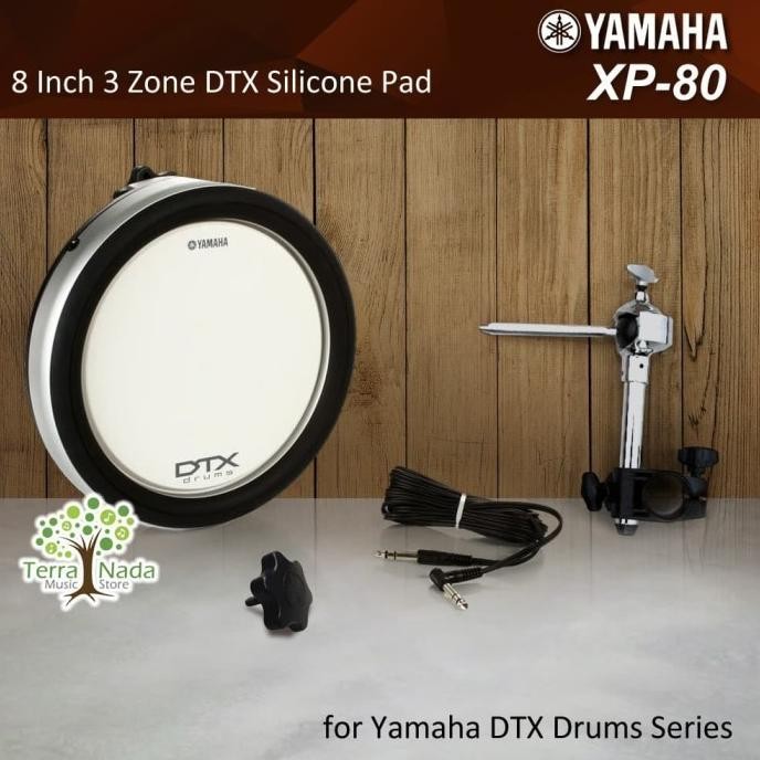YAMAHA DTX PAD XP80 + SNARE HOLDER- XP 80 UNTUK DRUM ELEKTRIK ORIGINAL DAN TERPERCAYA