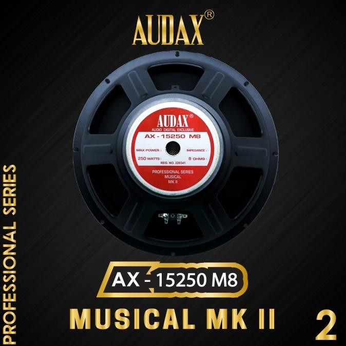 Speaker Pasif 15" Audax AX-15250 M8 Full Range Professional Series