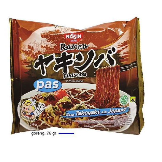 

Mie Nissin Ramen Yakisoba Takoyaki Jepang Porsi Pas Original Asli