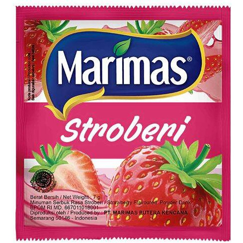 

Marimas Strawberry 1 Renceng Isi 10 Original Asli