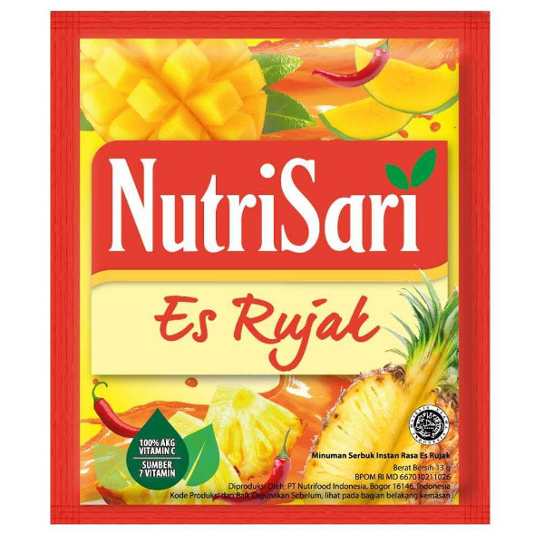 

Nutrisari Es Rujak 1 Renceng Isi 10 Original Asli