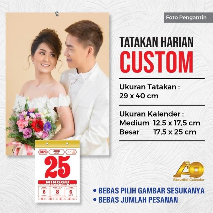 

Custom Tatakan & Kalender Harian