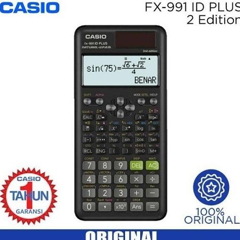 

TERLARIS - Kalkulator calculator scientific casio fx-991 ID PLus fx991id plus ori