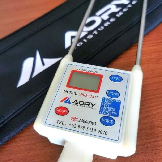 (LM-17) AORY MOISTURE METER (Tester jagung, beras, kopi, kacang2an, dll.)