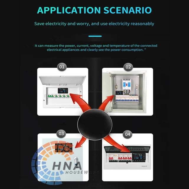Kws 301 Ac Watt Meter Digital 8In1 Kwh Kws Ac-301 100A Volt Ampere