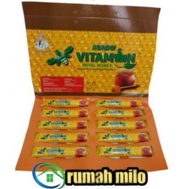 

PROMO - READY STOCK MADU VITAMIN ROYAL HONEY MALAYSIA DG TONGKAT ALI DAN GUARANA 1 PAPAN - Terlaris