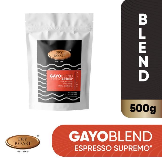 

Kopi Gayo Blend Espresso Supremo 500 Gram Biji Dan Bubuk Original Dan Terpercaya