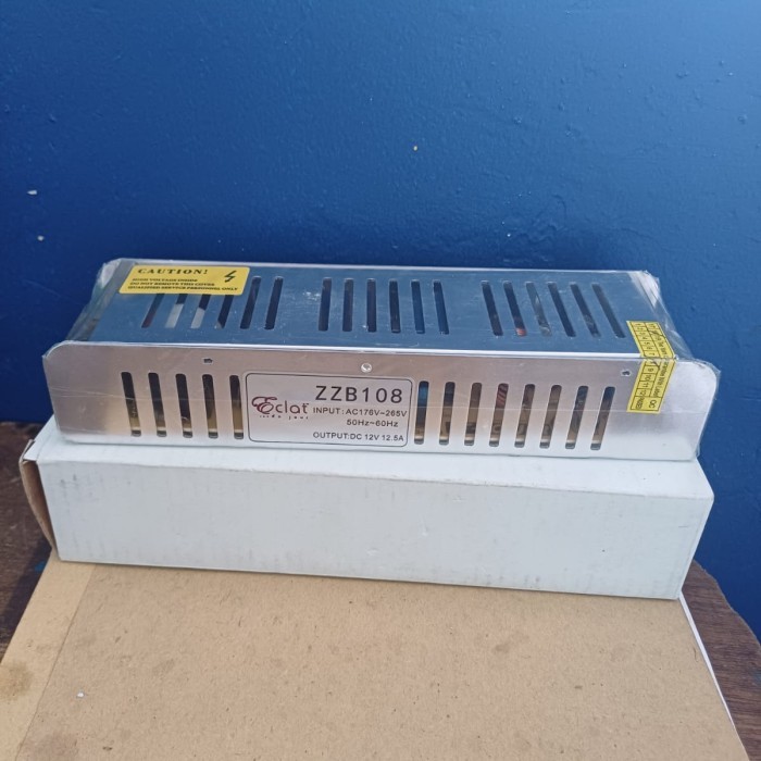 TERBARU Eclat LED Driver 12.5A 12V Indoor Slim Power Supply 12,5 Amp 12 Volt BISA GRAB