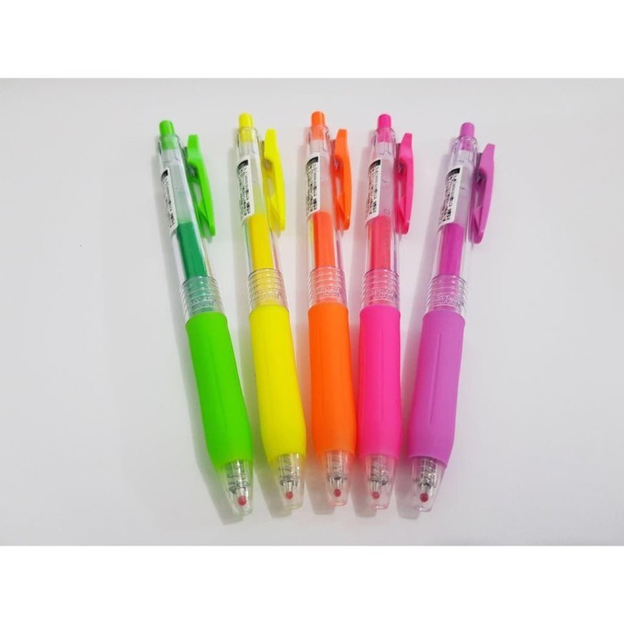

TERBARU Pulpen Gel Zebra Sarasa Clip Neon Colours - 0.5 mm