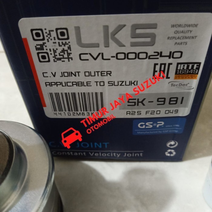 New.. Cv Joint Luar Splash Lks