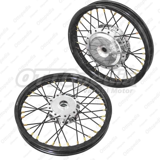 Variasi Velg Pelek Rim Jari-jari Ruji Rossi Ring 14-215/250 X Ride Htm