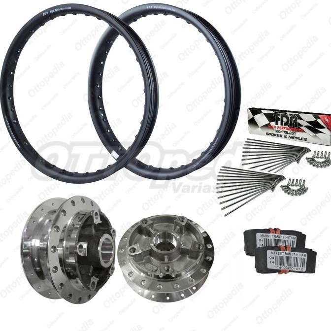 Paket Variasi Velg Jari jari - Ruji Ring 17-140 / 160 TDR Vixion New