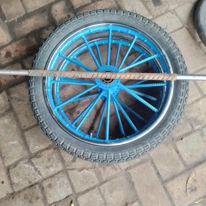 roda gerobak dorong ruji ulir