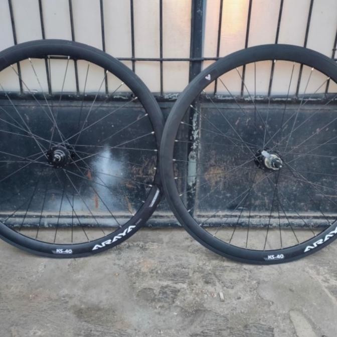 wheelset 700c rims araya KS40 hub raze pro spoke stainless