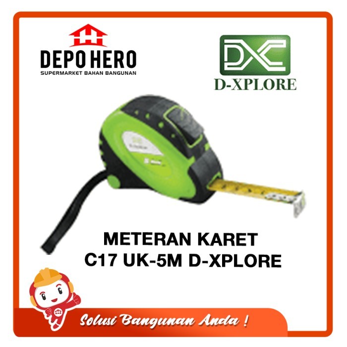 METERAN KARET C17 UK. 5M / 5 METER D-XPLORE