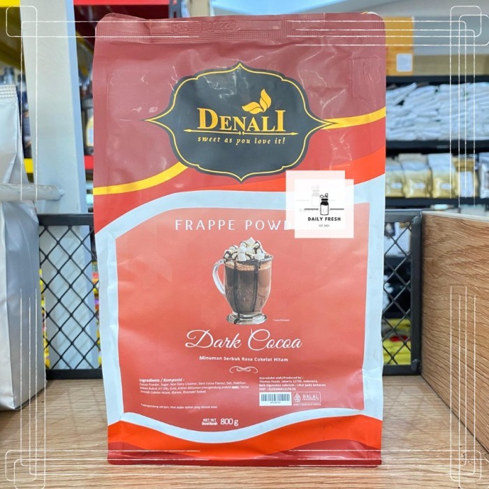 

DENALI POWDER 800 GRAM DARK COCOA DENALI BUBUK RASA COKELAT HITAM