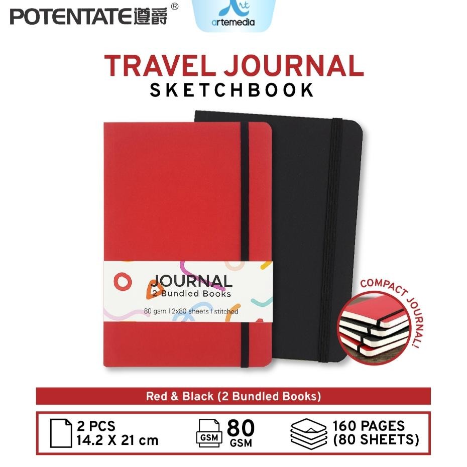 

Potentate Travel Journal 14221Cm Titch Bound Etchboo
