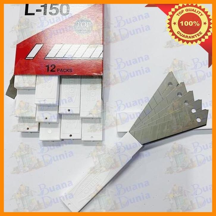 

(BUAN) ISI CUTTER KENKO BESAR L150 | ISI CUTER L 150 | PEMOTONG KERTAS | ATK