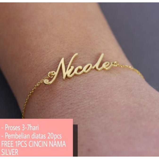 

Terbaru Gelang Nama Gold Pgm Gn14 (Bisa Request Nama )