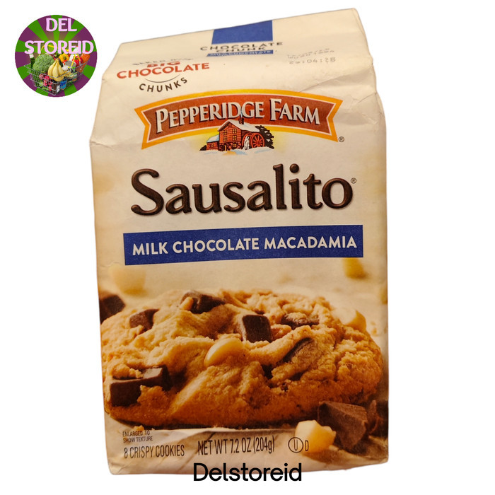 

Pepperidge farm sausalito milk chocolate macadamia 204gr SE01