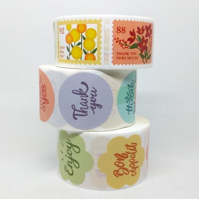 

Sale Stiker Label Thank You Sticker Bon Appetit Enjoy (1 Roll/ 500 Pcs)