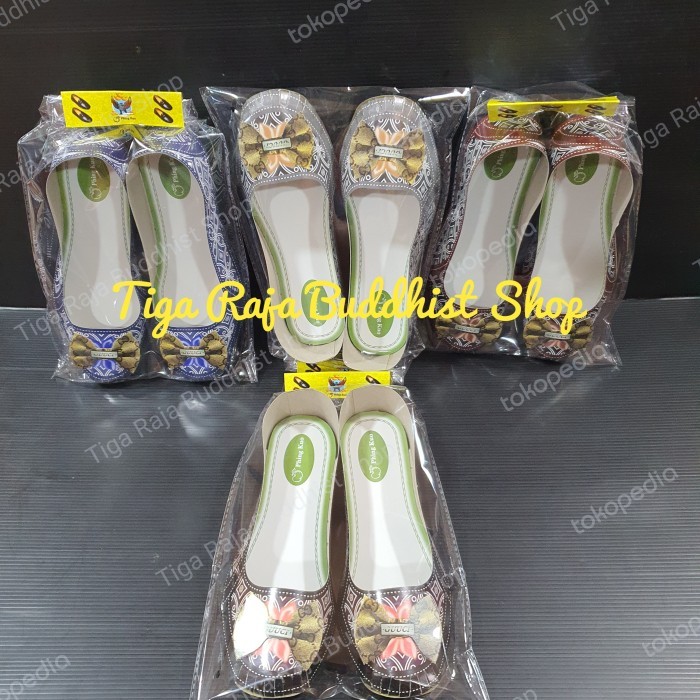 Sembahyang Qing Ming Leluhur Sepatu Kertas Wanita Bahan Bagus Tebal