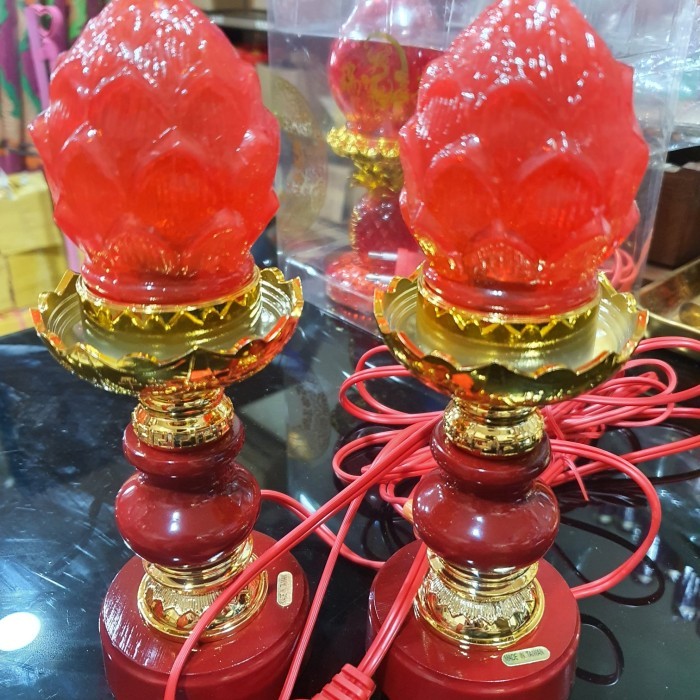 Lampu Sembahyang Altar Made In Taiwan Harga Sepasang