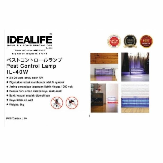 IDEALIFE IL-40W Insect Killer Lamp (Pengendali Hama) 40W
